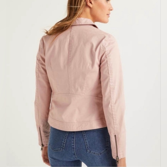 Boden Wren Waxed Cotton Biker Jacket - Picture 6 of 13